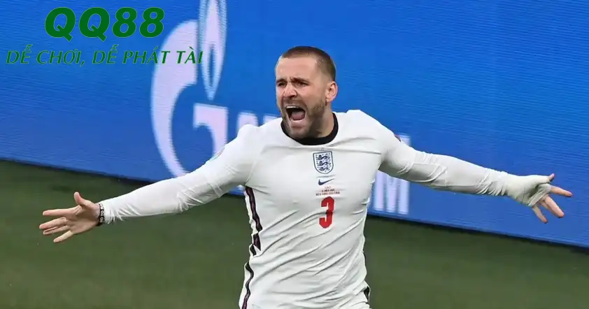 Kỳ Euro 2021 chính là giải đấu chứng kiến sự bùng nổ của Luke Shaw trong màu áo 'Tam sư'. (Ảnh: ÊUFA) Kỳ Euro 2021 chính là giải đấu chứng kiến sự bùng nổ của Luke Shaw trong màu áo 'Tam sư'. (Ảnh: ÊUFA)